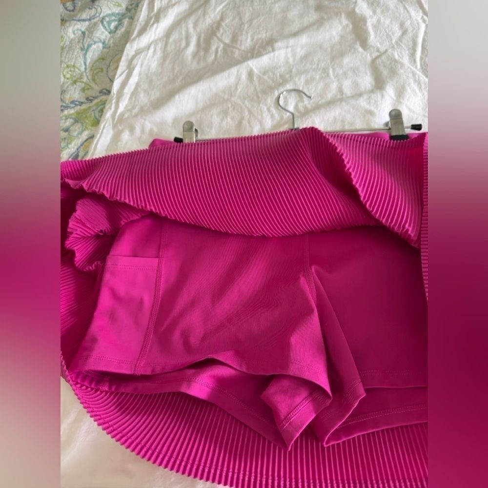Women's Micro Pleated Skort Athletic Skort - All in Motion Pink XL - Picture 11 of 11